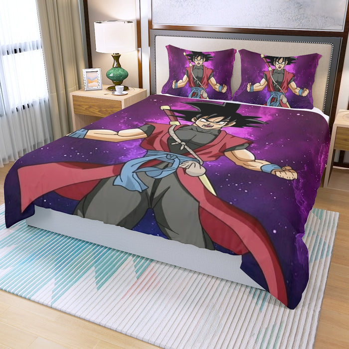 Dragon Ball Super Goku Black Future Saiyan Cool Casual Three Piece Duvet Cover Set