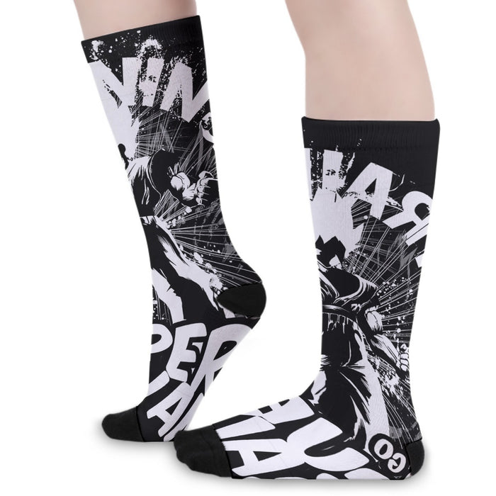 Dragon Ball Z Goku Training To Go Super Saiyan Epic Socks