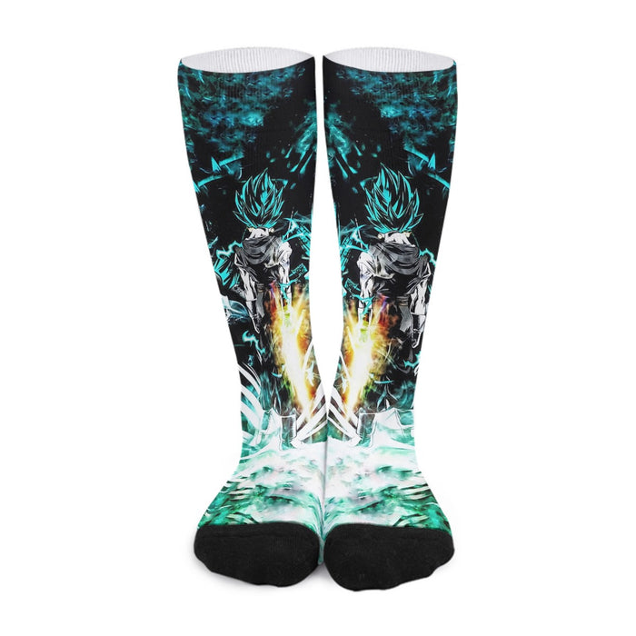 Dragon Ball Gogeta Super Saiyan Power Up Potara Fusion Design Socks