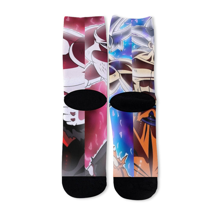 Dragon Ball Super Goku vs Jiren Fierce Battle Full Print Socks