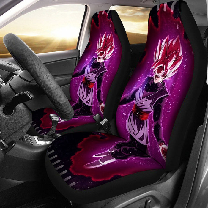 Dragon Ball Black Goku Rose 2 Ultra Instinct Dope 3D Car Seat Cover