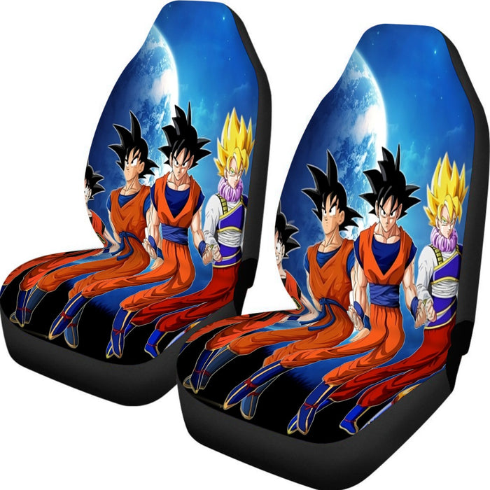 Dragon Ball Z Cool Goku Super Saiyan Transformation Car Seat Cover