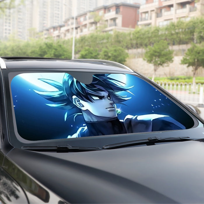 Dragon Ball Super Goku Black Cool Night Blue Sea  Windshield Sunshade