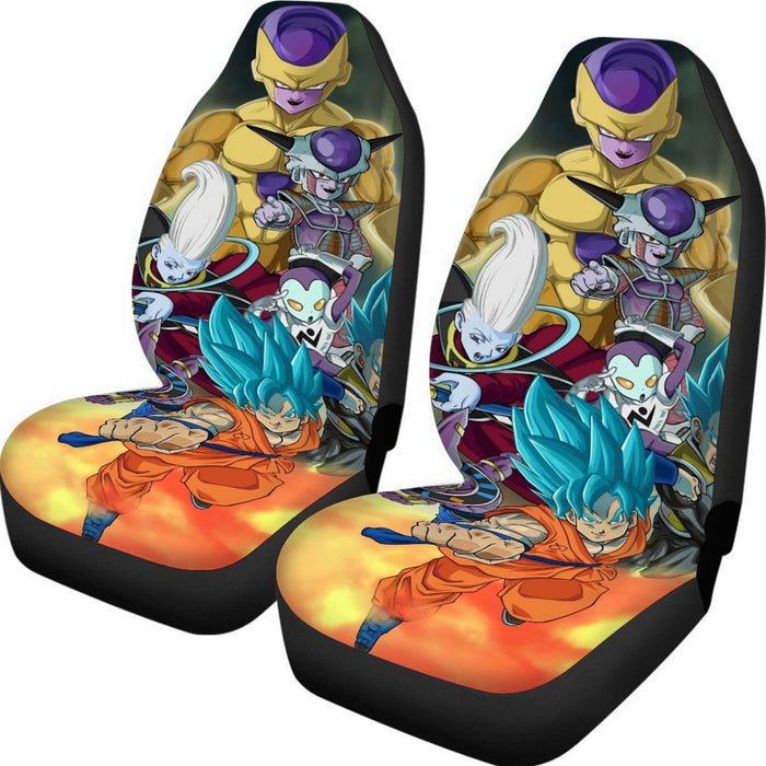 Goku Vegeta SSGSS Fight Villains Car Seat Cover | DBZ-Store.com