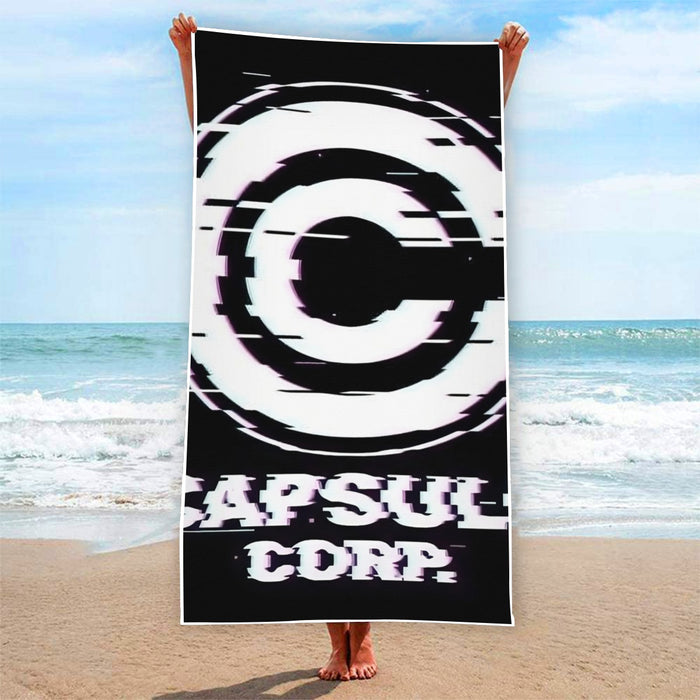 Capsule Corporation Beach Towel