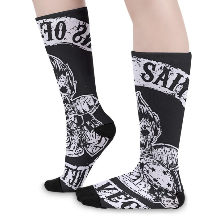 Dragon Ball Z Skeleton Vegeta Scary Super Saiyan Epic Socks