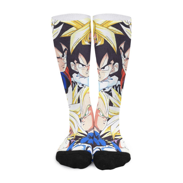 Dragon Ball Goku Vegeta Trunks Gohan Super Saiyan Cool Trending Design  Socks