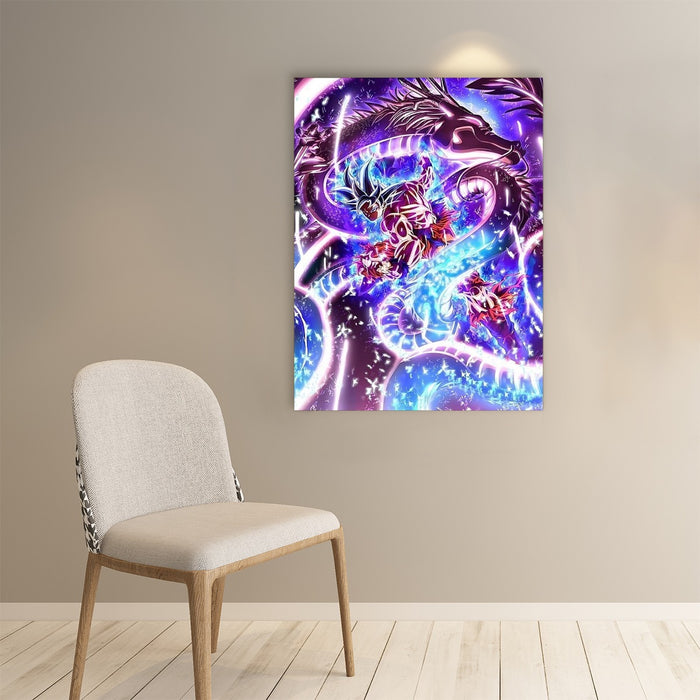 Dragon Ball Super Ultra Instinct Goku x Shenron Paper poster