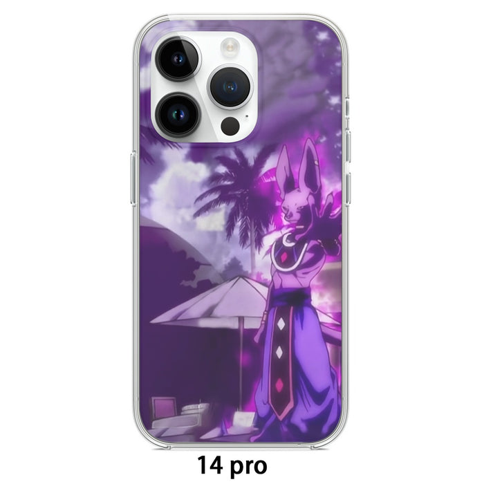 Dragon Ball Super God Of Destruction Dope Lord Beerus iPhone 14 Case