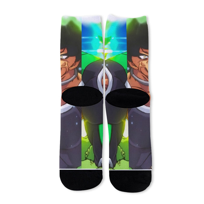 Dragon Ball Super Angry Broly Legendary Super Saiyan Socks