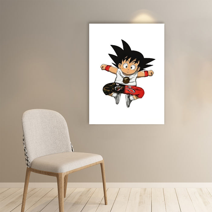 Supreme Goku Dragon Ball Z Paper poster