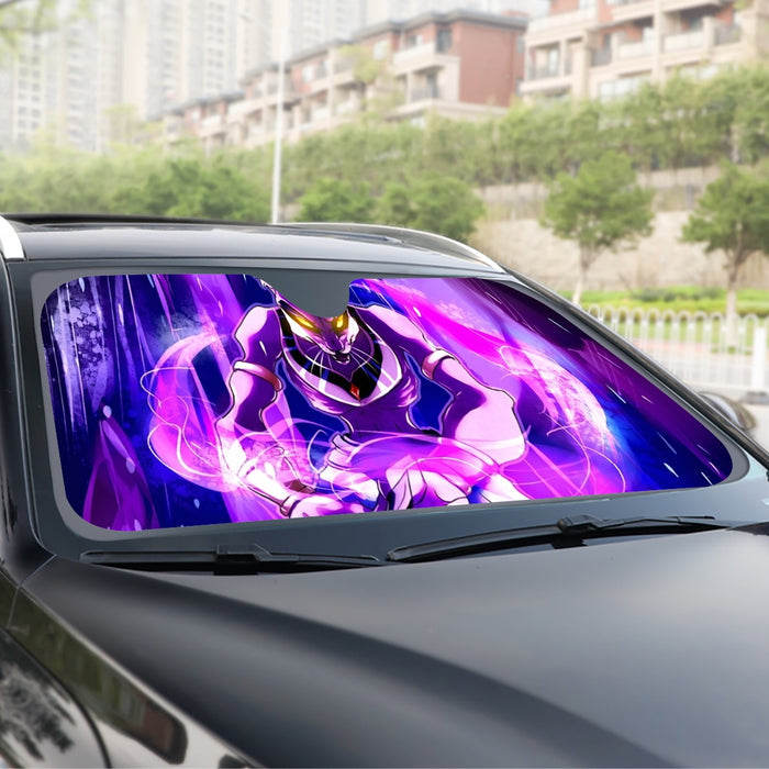 DBZ Mighty Destruction God Beerus Egyptian Cat Sport Design Windshield Sunshade