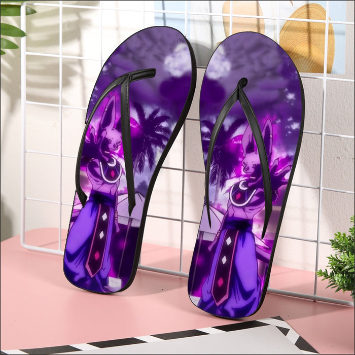 Dragon Ball Super God Of Destruction Dope Lord Beerus Flip Flops