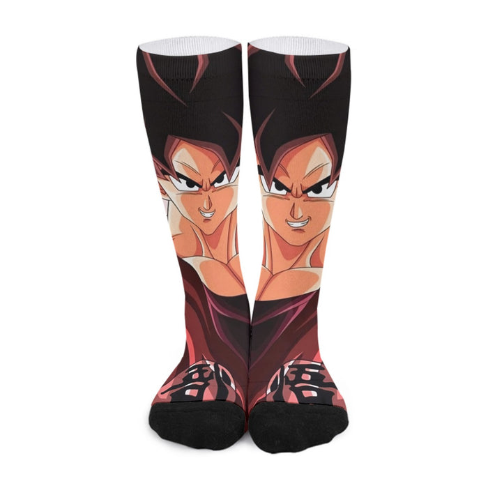 Dragon Ball Super Saiyan Goku Kaioken Epic Red Casual Socks