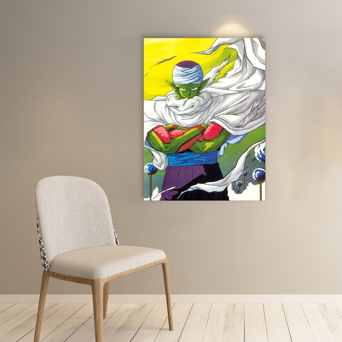 Dragon Ball Angry Piccolo Standing And Ready for Fighting Paper poster