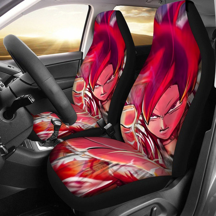 Dragon Ball Z Son Goku Super Saiyan Rose Blue Aura Car Seat Cover