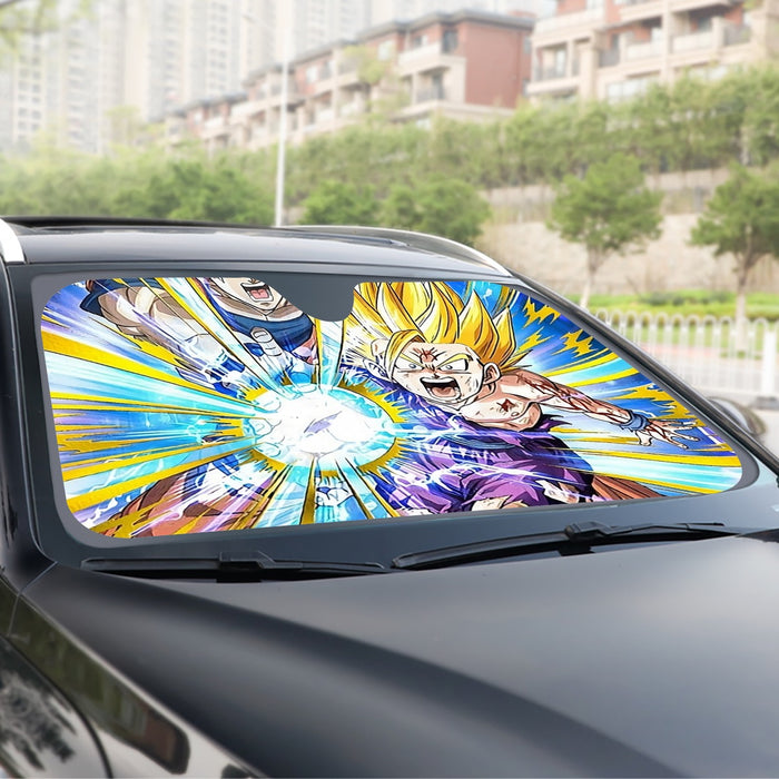 Dragon Ball Teen Gohan Dokkan Battle Super Saiyan 3 Cool Windshield Sunshade