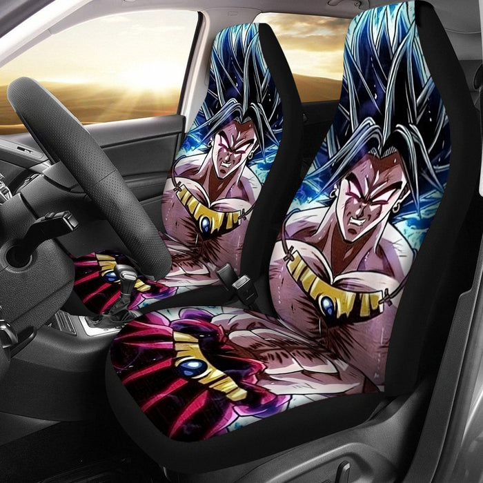 DBZ Legendary Super Saiyan Broly With Black Hair Car Seat Cover