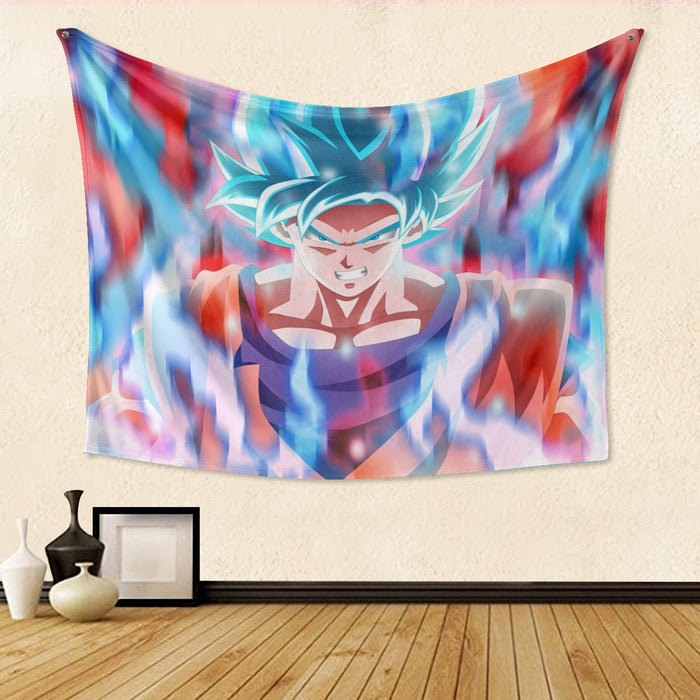 Dragon Ball Super Saiyan Blue Goku Tapestry