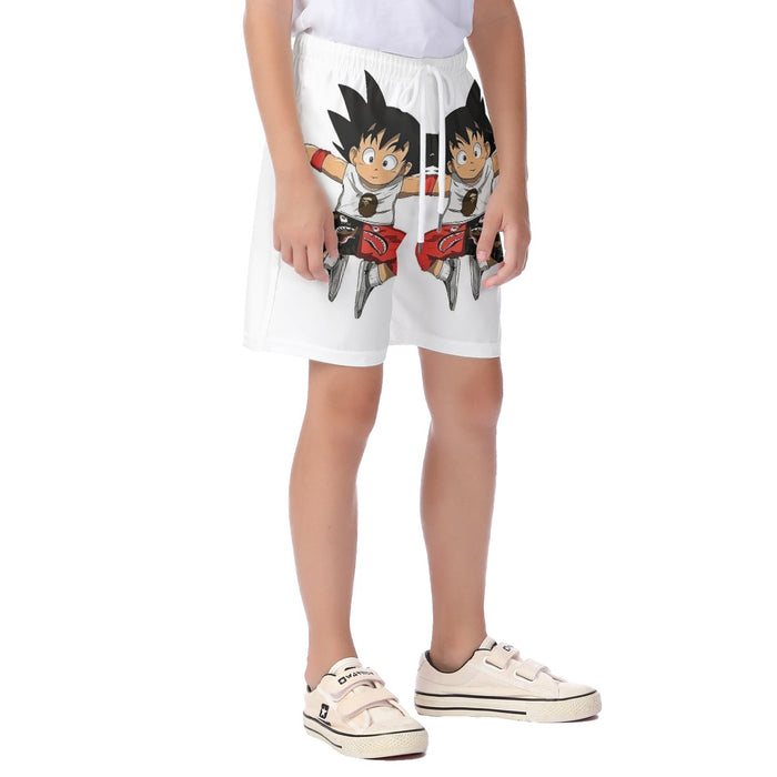 Supreme Goku Dragon Ball Z Kid's Beach Shorts