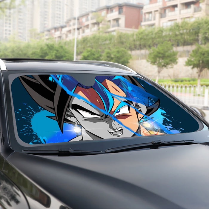 Dragon Ball Z SSJ Goku Painted Windshield Sunshade