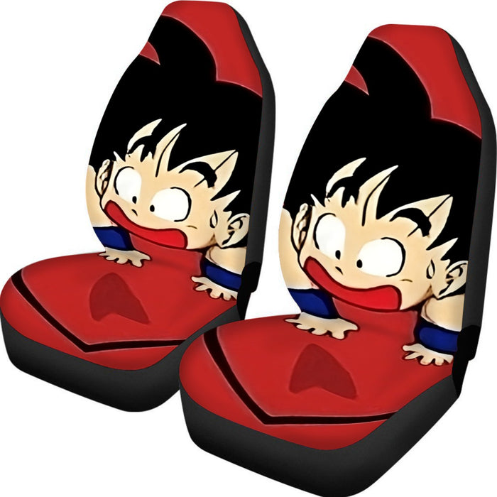 Dragon Ball Cute Goku Kid Pocket Simple Design Streetwear Car Seat Cover