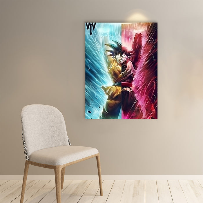 Dragon Ball Super Black Goku SSGSS Goku Spirit Bomb Paper poster