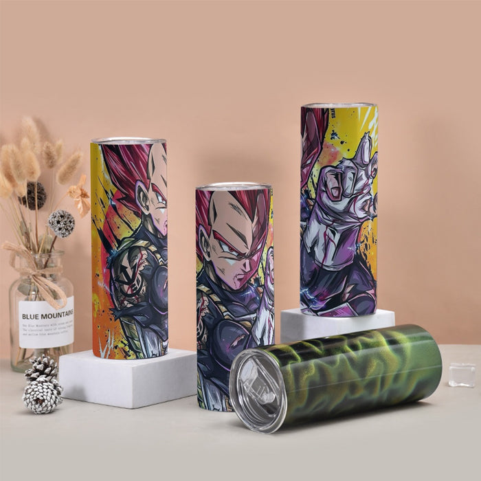 Dragon Ball Z Vegeta God Tumbler with twinkle surface