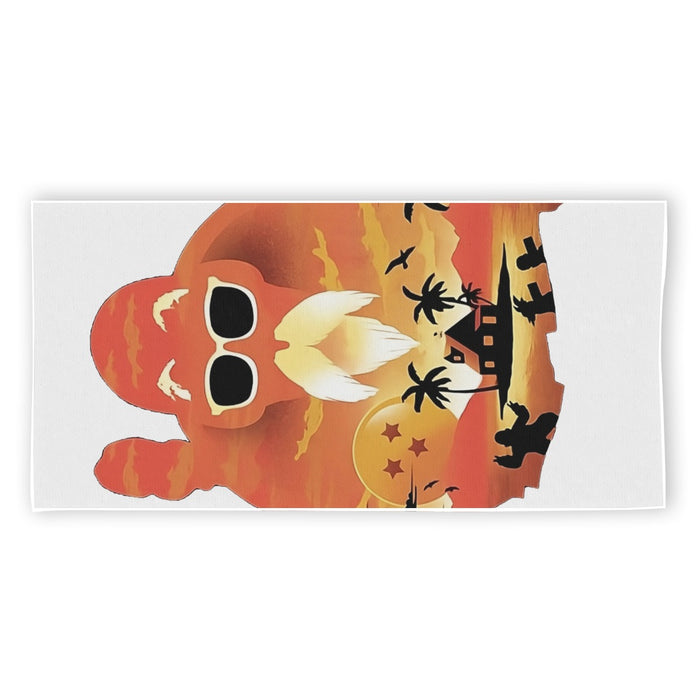 Master Roshi Sunset  Beach Towel