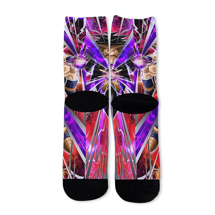 Dragon Ball Z Vibrant Saiyan Raditz Radiant Socks