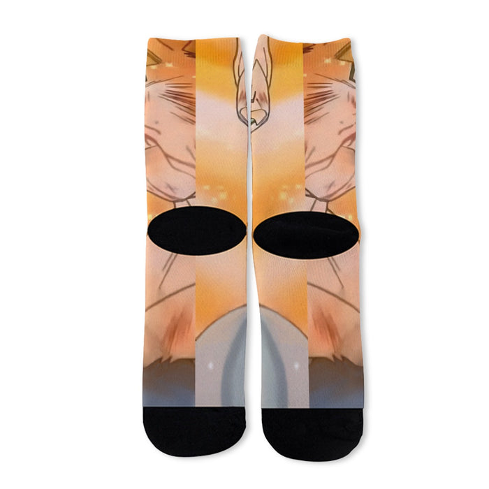 Majin Vegeta Sacrifice Battle Super Saiyan Extraordinary 3D Socks