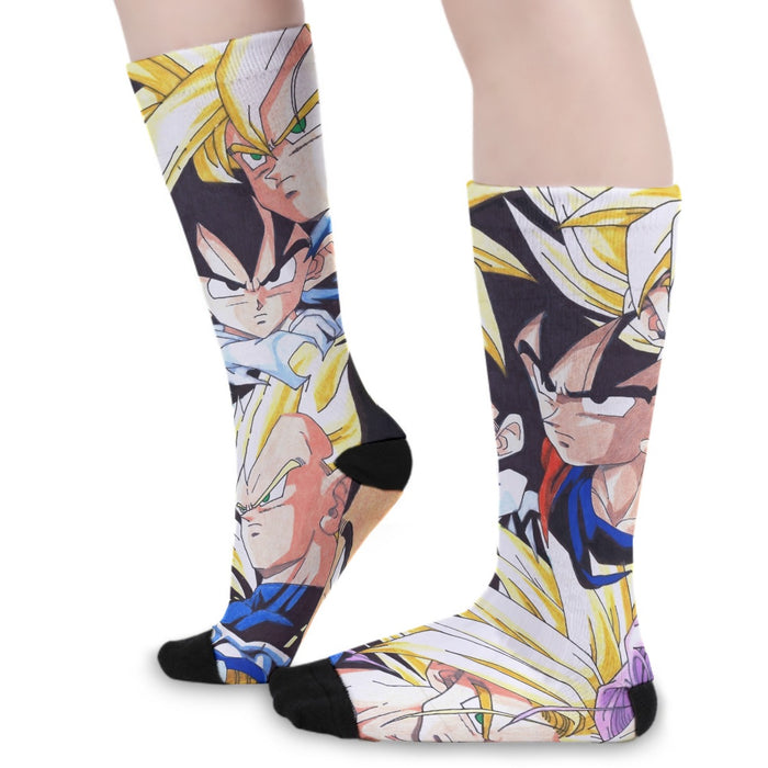 Dragon Ball Goku Vegeta Trunks Gohan Super Saiyan Cool Trending Design  Socks