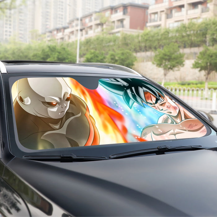 Dragon Ball Super Goku vs Jiren Overflowing Aura Windshield Sunshade