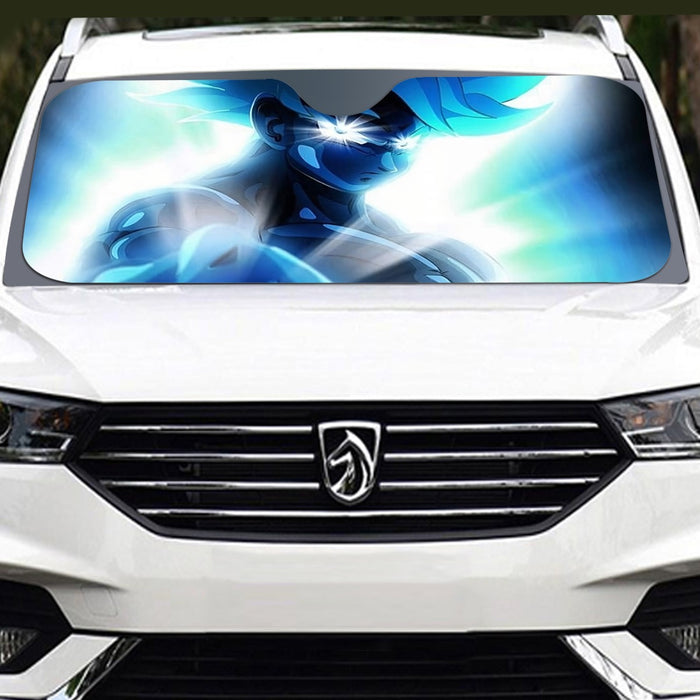 Dragon Ball Super Blue Son Goku Epic Ultra Instinct Windshield Sunshade