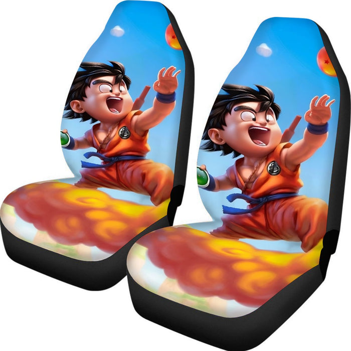 Dragon Ball Goku Kid Ride Flying Nimbus Car Seat Cover