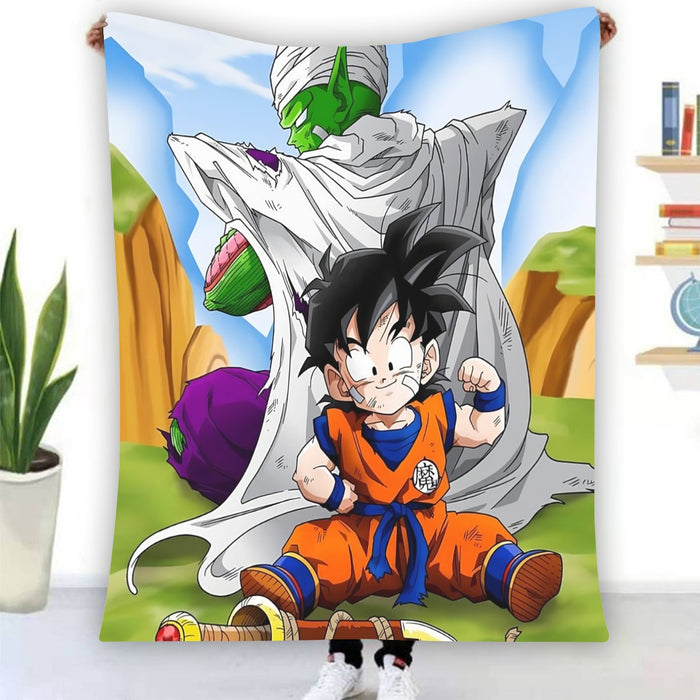 Dragon Ball Amazing Master Piccolo Train Strong Kid Gohan Blanket