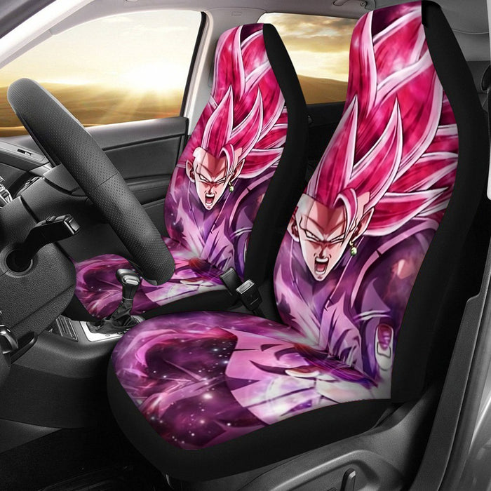 Dragon Ball Black Goku Rose 3 Ultra Instinct Epic 3D Car Seat Cover