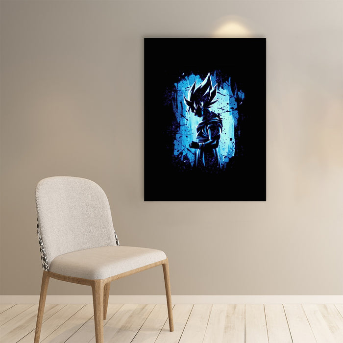 Awesome Goku Blue Design Dragon Ball Z Paper poster