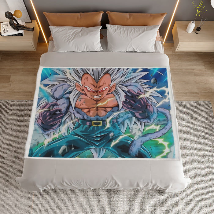 Dragon Ball Vegeta Super Saiyan 4 Ultra Instinct Epic Household Warm Blanket