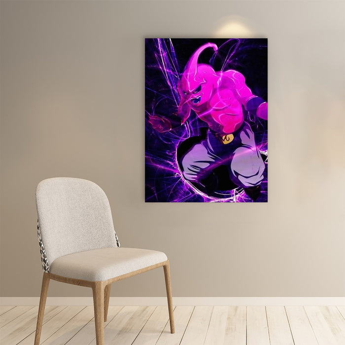 Dragon Ball Kid Buu Madness Destruction Dope Design Trending Paper poster