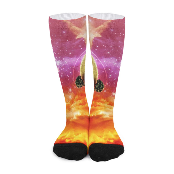 Dragon Ball Z Great King Kai Planet Cool Orange Socks