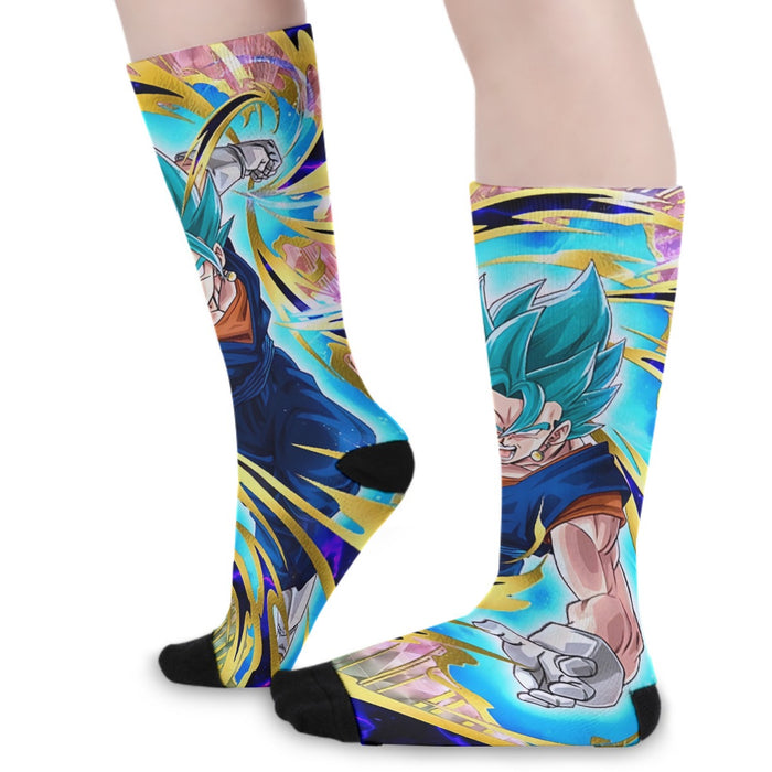 Dragon Ball Super Vegito Ultra Instinct Cool Colorful Socks