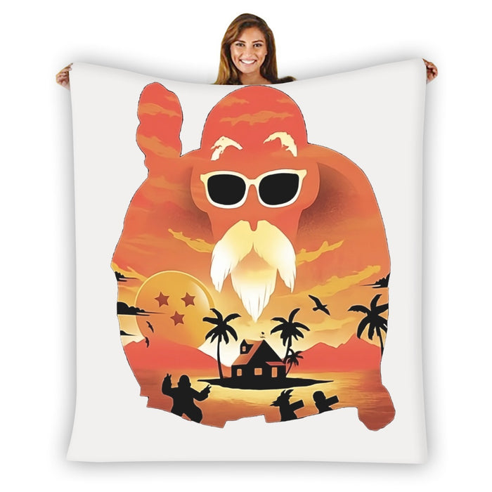 Master Roshi Sunset Blanket