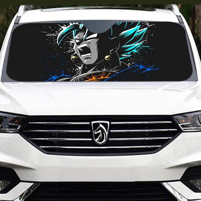 Dragon Ball Super  SSJ Blue Goku Rage Windshield Sunshade