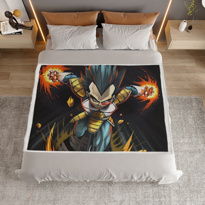 Dragon Ball Armored Vegeta Double Galick Cannon Dope Household Warm Blanket