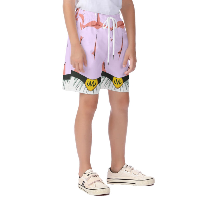 Kid Buu Dragon Ball Cool Compression Kid's Beach Shorts