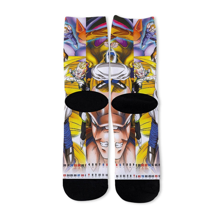 Dragon Ball Super Gogeta Super Saiyan Fusion Streetwear Design Socks