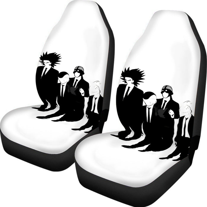 Dragon Ball Characters With Reservoir Dogs Movie Pose Car Seat Cover