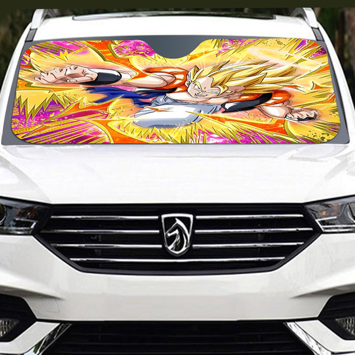 Dragon Ball Super Gogeta Outshining Darkness Cool Windshield Sunshade