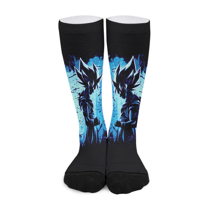 Awesome Goku Blue Design Dragon Ball Z Socks